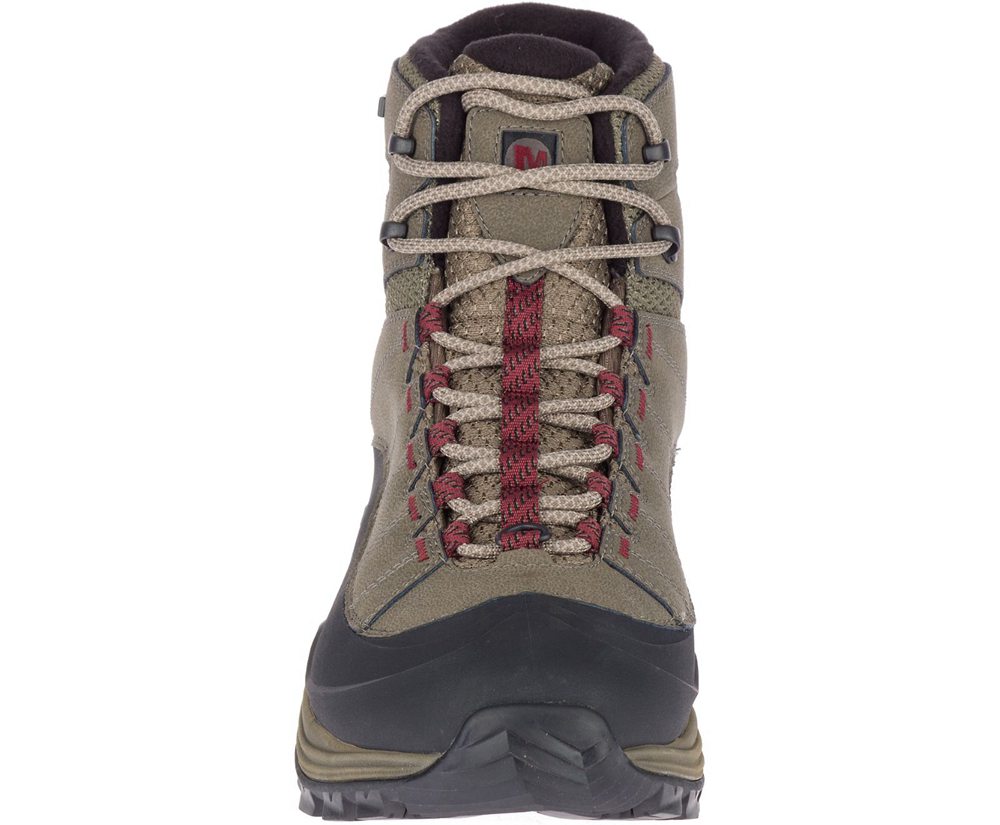 Botas Homem - Merrell Thermo Chill Mid Shell Waterproof - Marrom - BOM873162